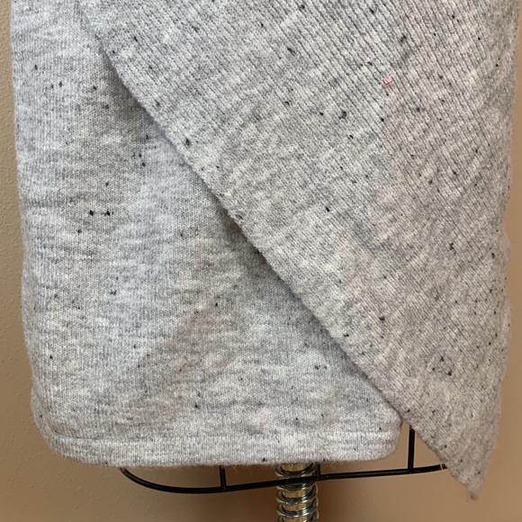 Simply Vera Rib Knit Grey Midi Skirt - Size M - Picture 2 of 8